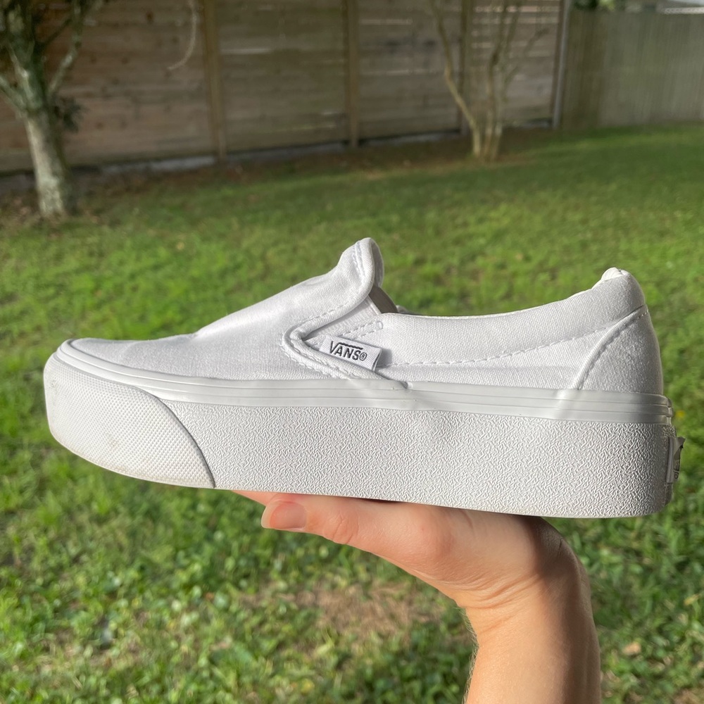 platform slip on vans